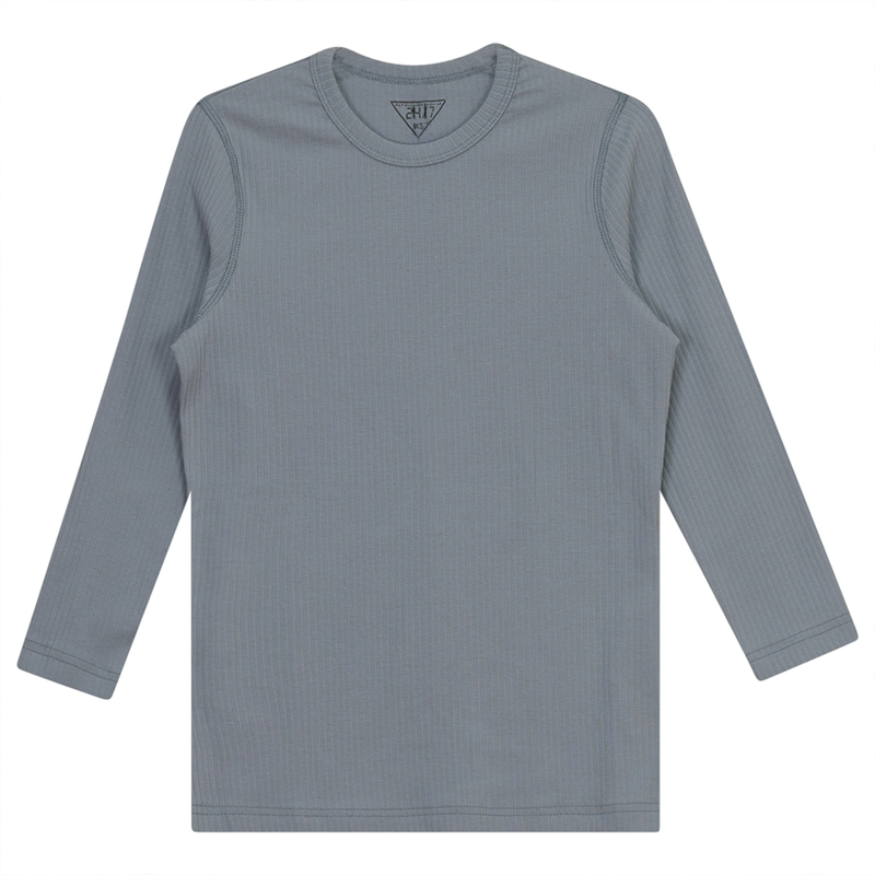 SB2CM7935T 24/7 LADIES WIDE RIB 3/4 SLEEVE TEE