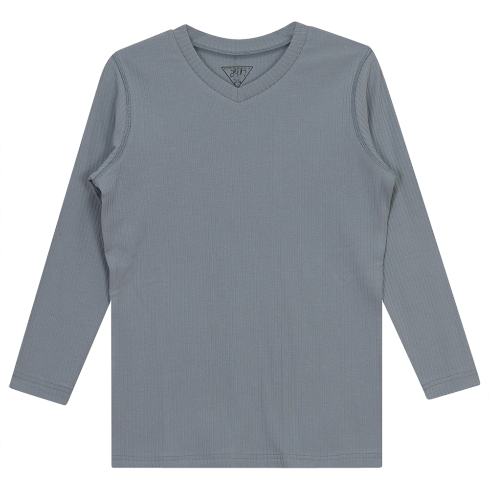 SB2CM7936T 24/7 LADIES WIDE RIB 3/4 V NECK TEE