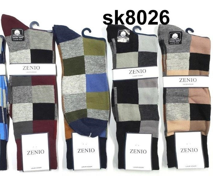 zenio color block men sock sk8026