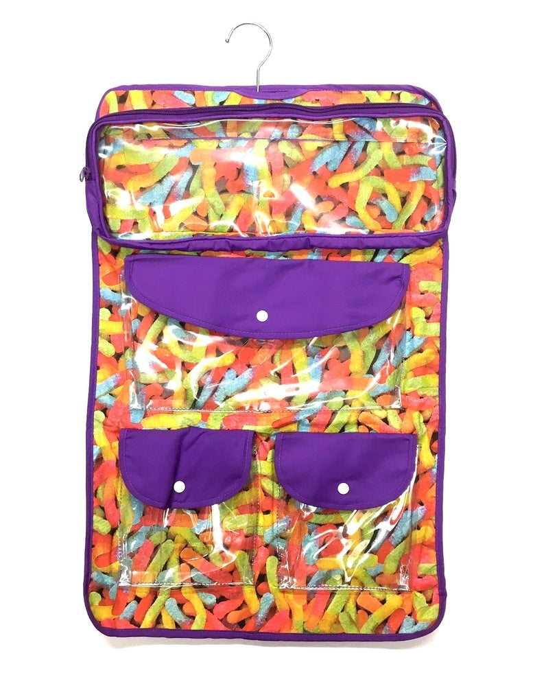 BJ642 CONFETTI GUMMY WORM FOLDOVER CASE