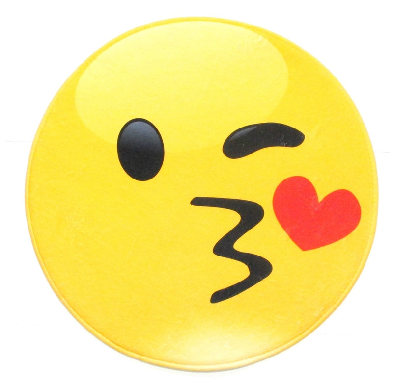 bj63 emoji round rug
