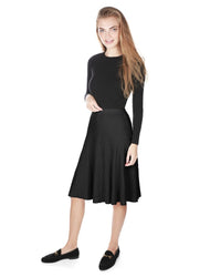 SLIM SKIRT UPTOWN KNIT RIB SKIRT