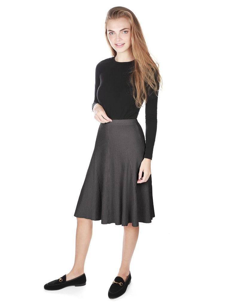 SLIM SKIRT UPTOWN KNIT RIB SKIRT