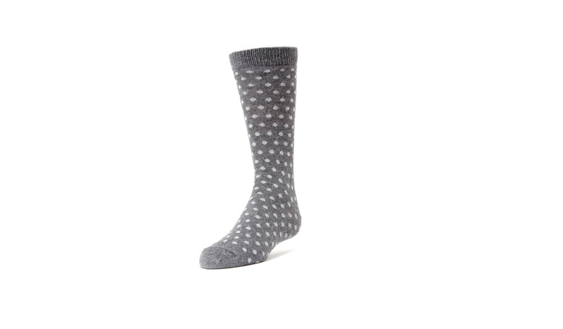 mk-128 memoi boys dots crew sock