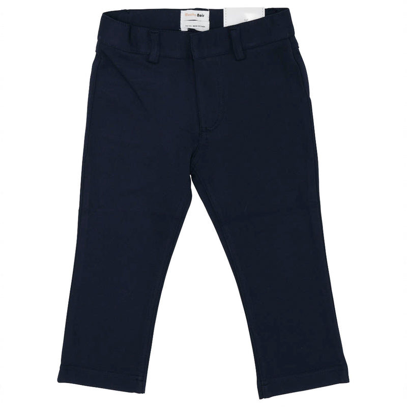 WB0CP305 MOCHA NOIR  BOYS PONTE SKINNY PANTS
