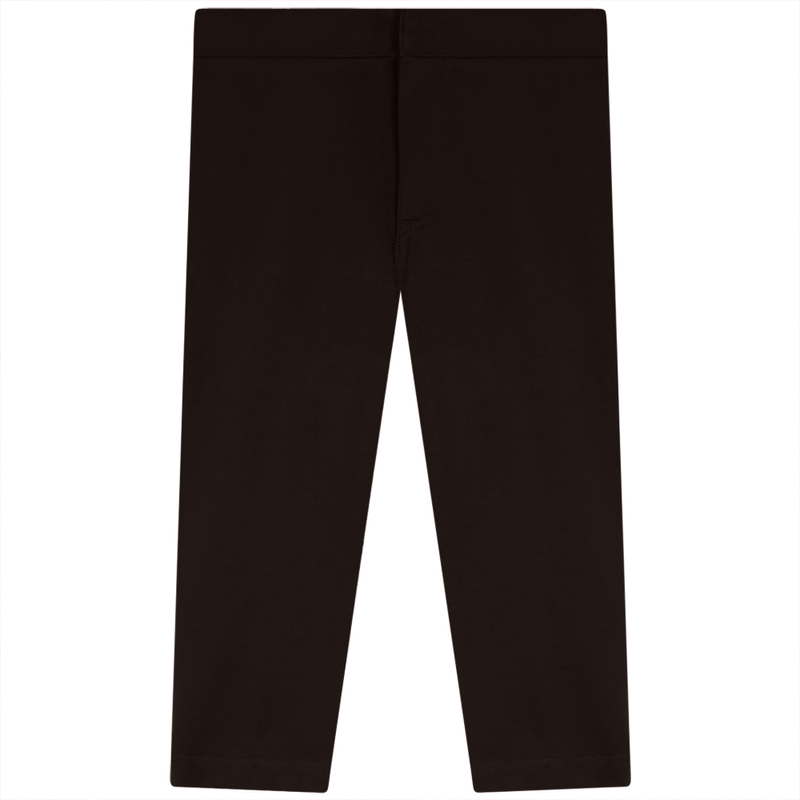 WB0CP305 MOCHA NOIR  BOYS PONTE SKINNY PANTS